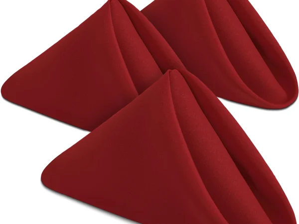 Red Polyester Napkins 18x18
