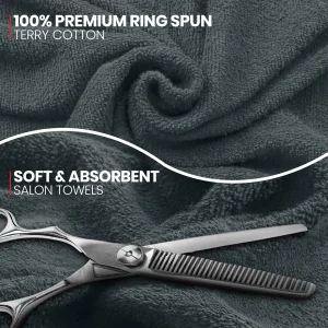 Yukon Hand Towel 15x25 Grey2