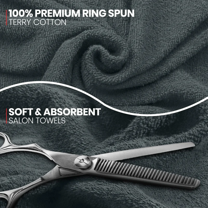 Yukon Hand Towel 15x25 Grey2