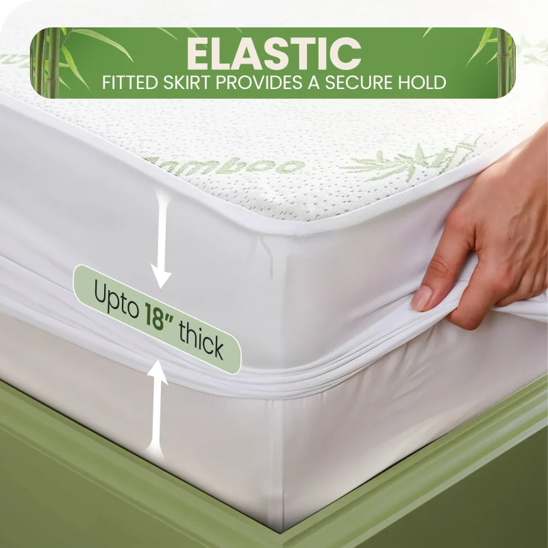 Bamboo Mattress Pad (Dot Design) 2nd Image