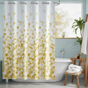 Hookless Shower Curtain Petals