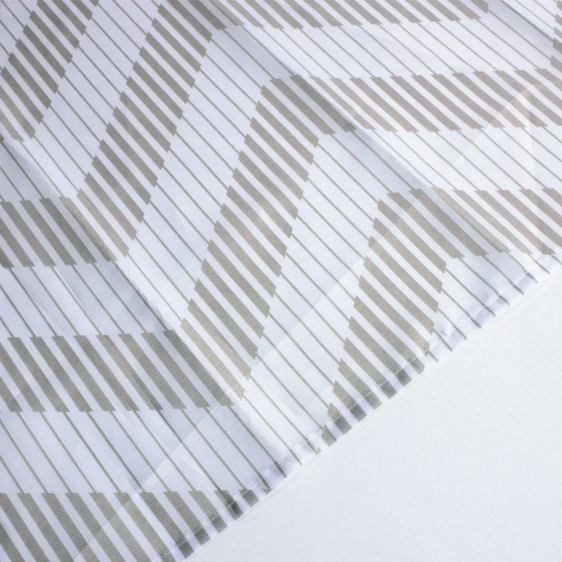 Hookless Shower Curtain White Waves Related Image 2