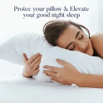 Cotton Pillow Protector Full Zipper Encasement King4