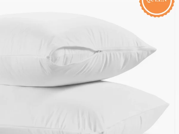 Microfiber Zipper Pillow Protector Queen