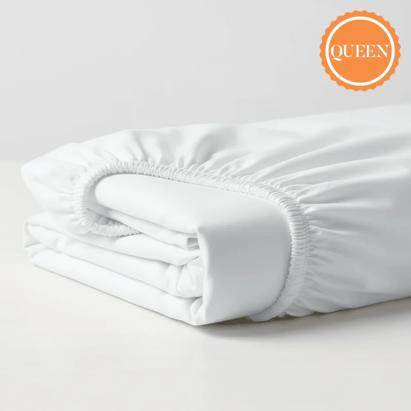 Microfiber Fitted Queen Bed Sheet